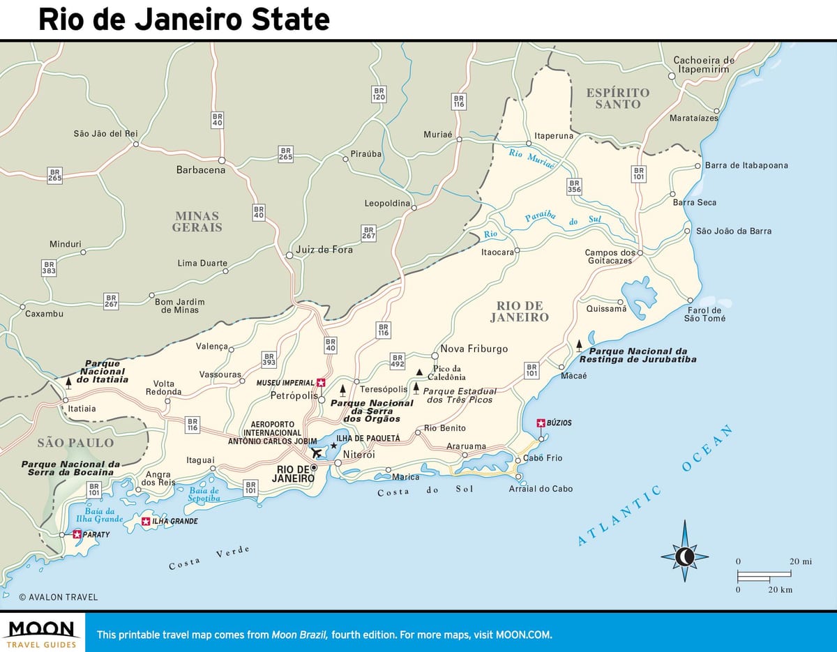 mapa Rio de Janeiro