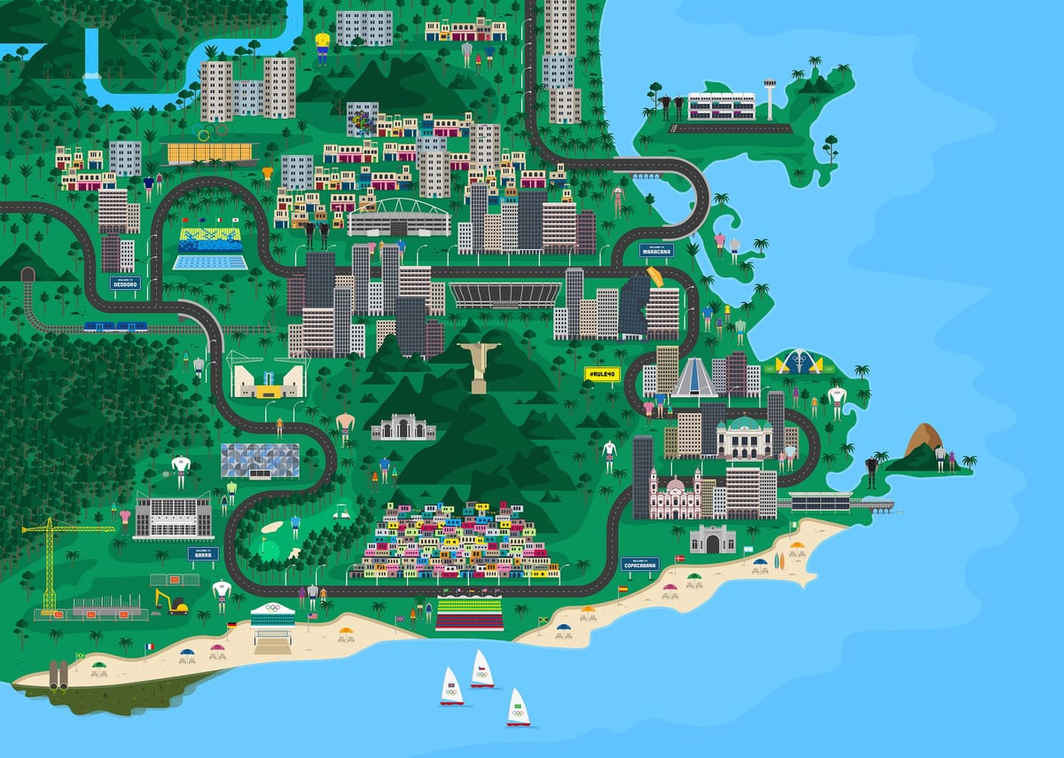 interaktywna mapa Rio
