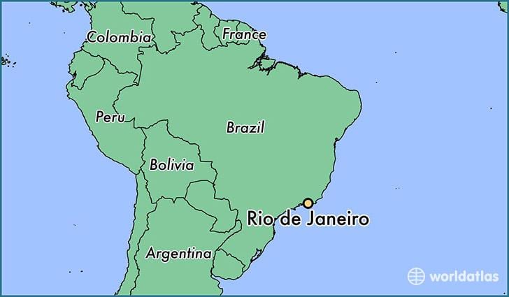 mapa Rio de Janeiro