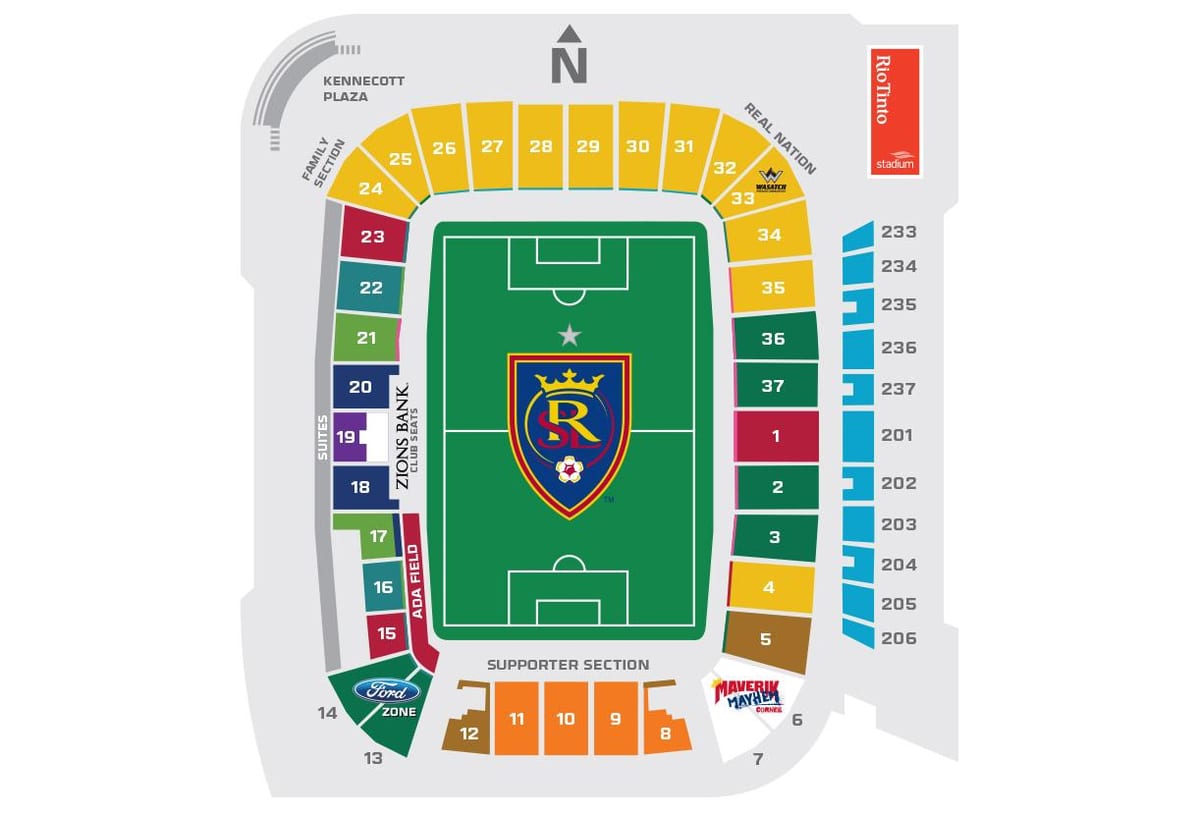 Rio Tinto stadium na mapie