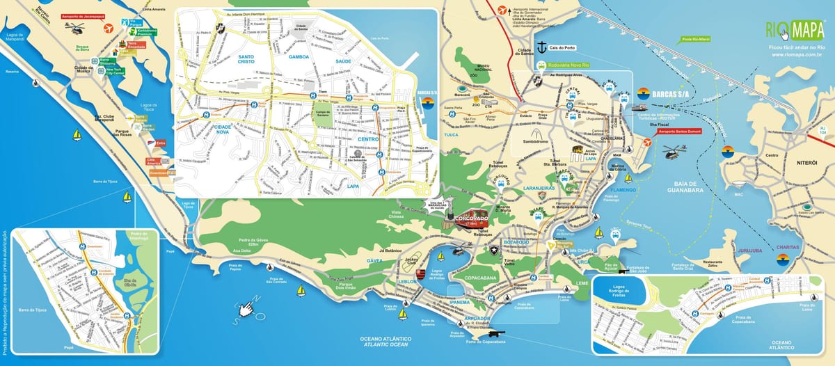 Rio de Janeiro park mapa