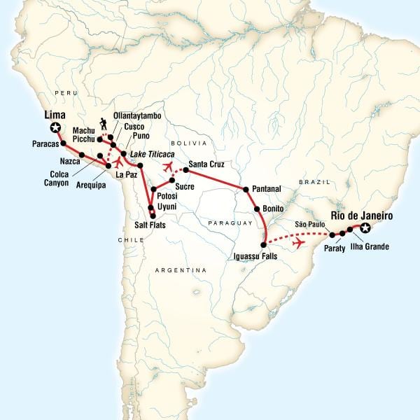 jak dojechać do Rio na mapie