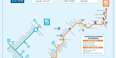 Rio BRT mapie