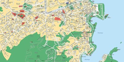 Rio de Janeiro jest jasne mapie