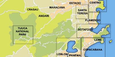 Mapa dzielnicy Rio